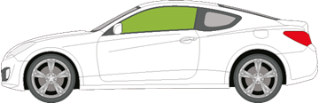 Afbeelding van Zijruit rechts Hyundai Genesis 