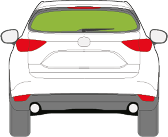 Afbeelding van Achterruit Mazda CX-5 antenne
