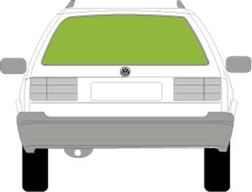 Afbeelding van Achterruit Volkswagen Passat break