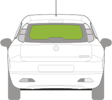 Afbeelding van Achterruit Fiat Grande Punto 5 deurs 
