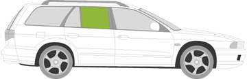 Afbeelding van Zijruit rechts Mitsubushi Galant break