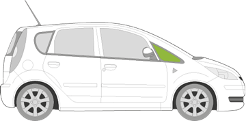 Afbeelding van Zijruit rechts Mitsubishi Colt 5 deurs