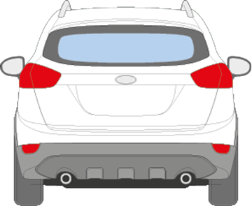 Afbeelding van Achterruit Ford Kuga