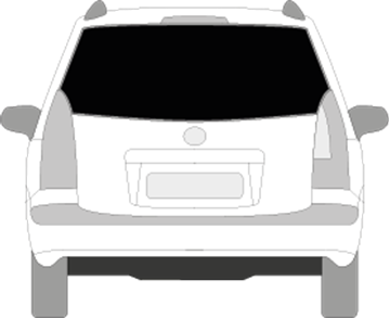 Afbeelding van Achterruit Mazda Premacy (DONKERE RUIT)
