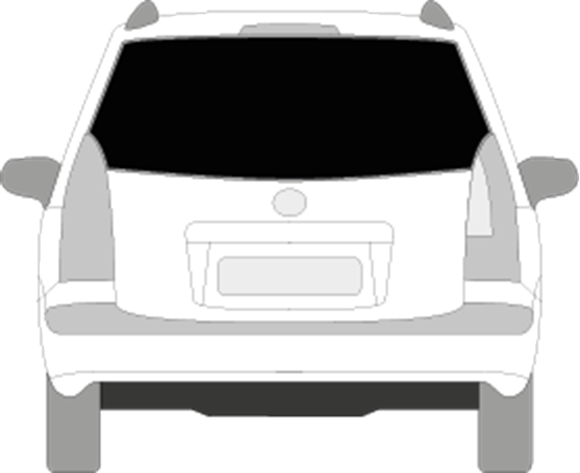 Afbeelding van Achterruit Mazda Premacy (DONKERE RUIT)
