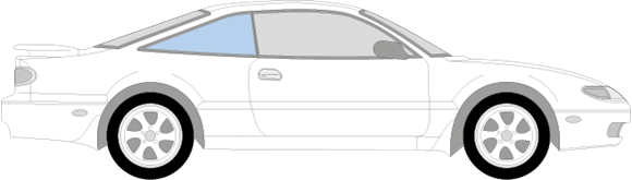 Afbeelding van Zijruit rechts Mazda MX6