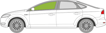 Afbeelding van Zijruit links Ford Mondeo 5 deurs 2007-2007