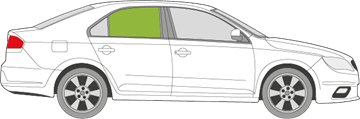 Afbeelding van Zijruit rechts Seat Toledo 5 deurs