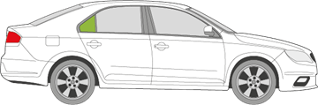 Afbeelding van Zijruit rechts Seat Toledo 5 deurs 