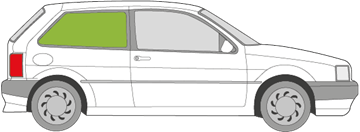 Afbeelding van Zijruit rechts Fiat Tipo 3 deurs