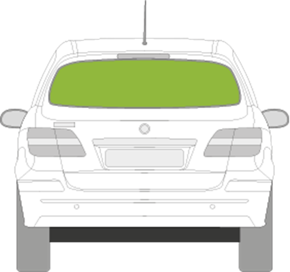 Afbeelding van Achterruit Mercedes B-klasse