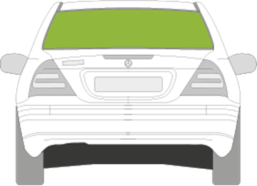 Afbeelding van Achterruit Mercedes C-klasse sedan antenne/GPS/TV/GSM/alarm  