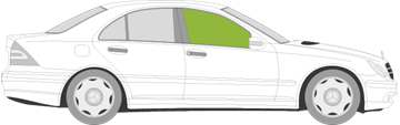 Afbeelding van Zijruit rechts Mercedes C-klasse sedan  