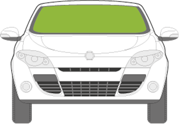 Afbeelding van Voorruit Renault Mégane coupé/cabrio met sensor