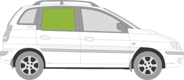 Afbeelding van Zijruit rechts Hyundai Matrix 