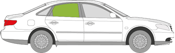 Afbeelding van Zijruit rechts Hyundai Grandeur