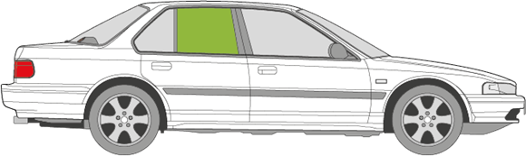 Afbeelding van Zijruit rechts Honda Accord sedan