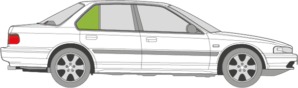 Afbeelding van Zijruit rechts Honda Accord sedan