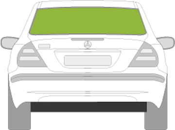 Afbeelding van Achterruit Mercedes E-klasse sedan 