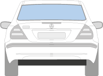 Afbeelding van Achterruit Mercedes E-klasse sedan (Avantgarde)