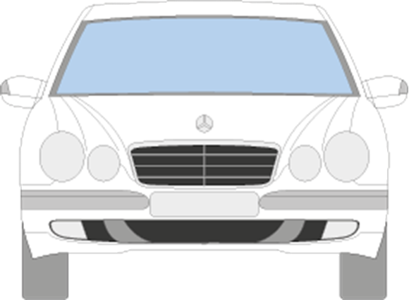 Afbeelding van Voorruit Mercedes E-klasse sedan met sensor (avantgarde)