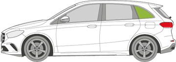Afbeelding van Zijruit links Mercedes B-klasse 