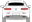 Afbeelding van Achterruit Mercedes E-klasse coupé radio (DONKERE RUIT)