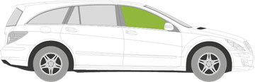 Afbeelding van Zijruit rechts Mercedes R-klasse