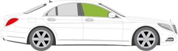 Afbeelding van Zijruit rechts Mercedes S-klasse