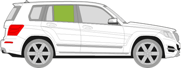 Afbeelding van Zijruit rechts Mercedes GLK 