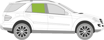Afbeelding van Zijruit rechts Mercedes M-klasse 