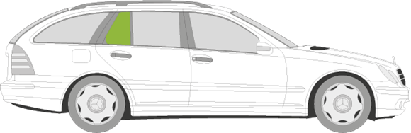 Afbeelding van Zijruit rechts Mercedes C-klasse break 