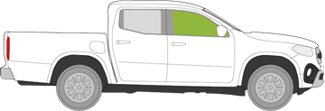 Afbeelding van Zijruit rechts Mercedes X-klasse
