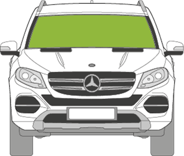 Afbeelding van Voorruit Mercedes GLE sensor/camera/antenne