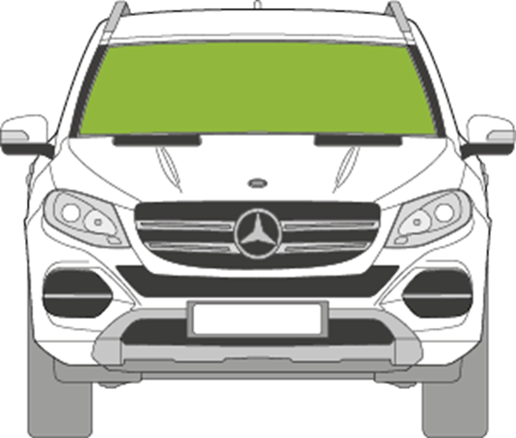 Afbeelding van Voorruit Mercedes GLE sensor/camera/antenne