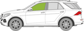 Afbeelding van Zijruit links Mercedes GLE-klasse 