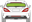 Afbeelding van Achterruit Mercedes CLS break antenne/TV/alarm