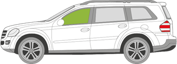 Afbeelding van Zijruit links Mercedes GL-klasse 