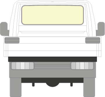 Afbeelding van Achterruit Mercedes Sprinter (helder)