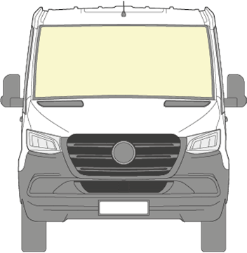 Afbeelding van Voorruit Mercedes Sprinter sensor (helder en spiegelsteun)