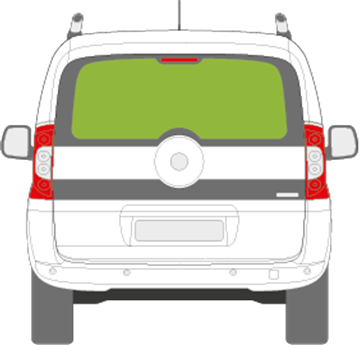 Afbeelding van Achterruit Fiat Qubo (2008-2017)