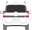 Afbeelding van Achterruit Fiat Qubo (2008-2017) (DONKERE RUIT)