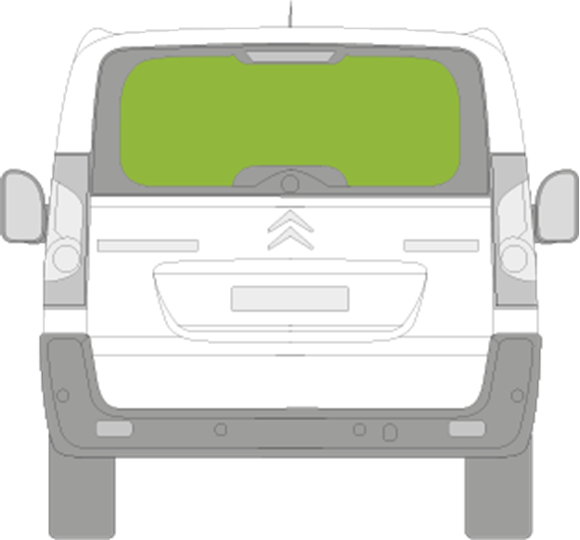 Afbeelding van Achterruit Citroën Jumpy family van