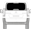 Afbeelding van Achterruit Citroën Jumpy family van (DONKERE RUIT)