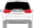 Afbeelding van Achterruit Ford Galaxy (DONKERE RUIT)