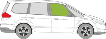 Afbeelding van Zijruit rechts Ford Galaxy