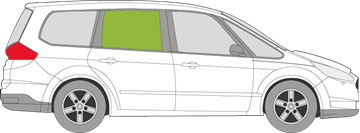 Afbeelding van Zijruit rechts Ford Galaxy