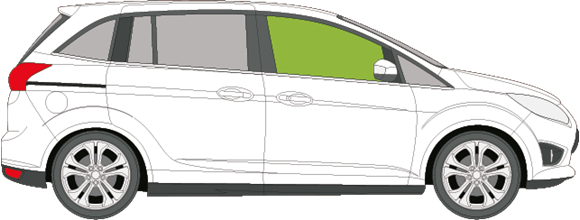 Afbeelding van Zijruit rechts Ford Grand C-max 