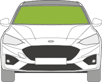 Afbeelding van Voorruit Ford Focus sedan sensor/camera/verwarmd 