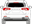 Afbeelding van Achterruit Ford Focus break (DONKERE RUIT)